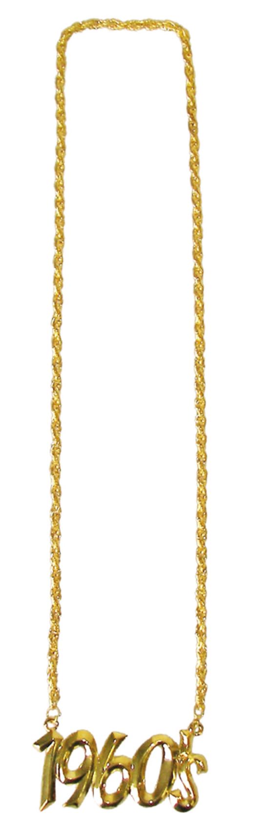 Goldene Halskette mit Jahreszahl 1960