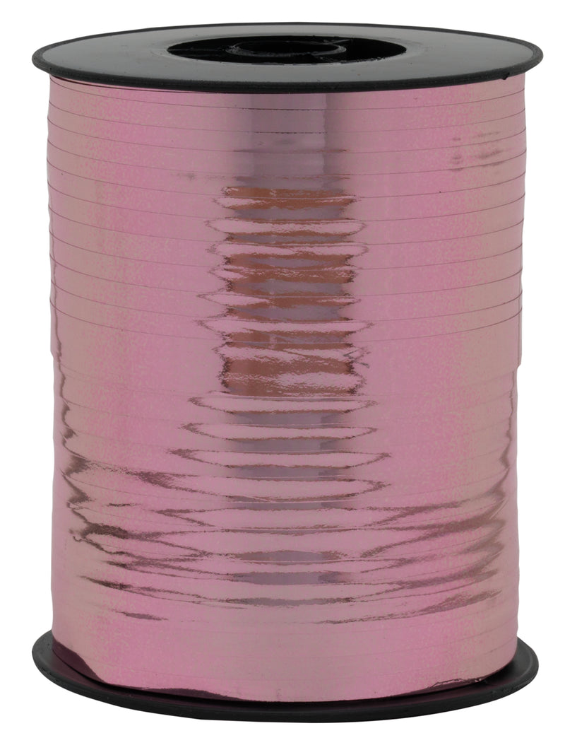 Geschenkband Polyband  10mm/250m Metallic Altrosa