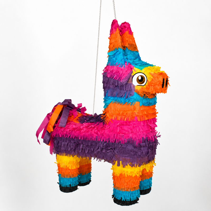 Pinata "Bunter Esel" | 40x14x57cm