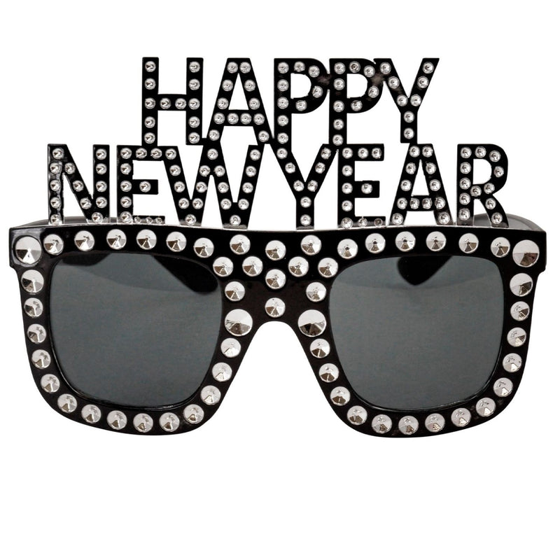 Brille "Happy New Year" | Schwarz - Silvester