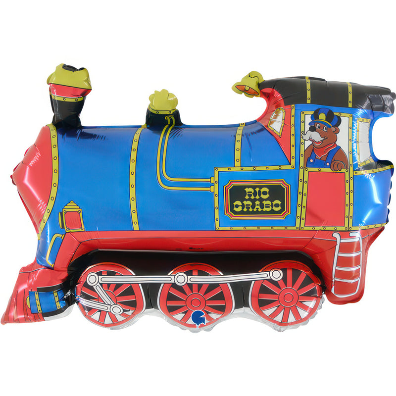 33" Shape Folienballon Lose - Lokomotive Blau | HFE