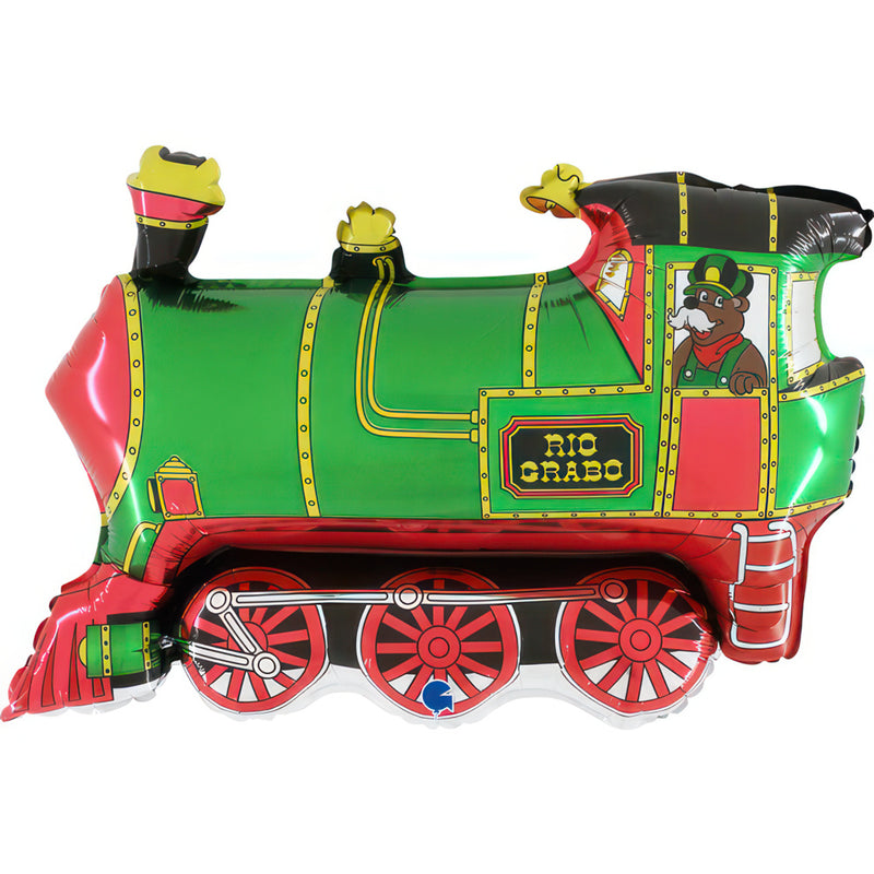 33" Shape Folienballon Lose - Lokomotive Grün | HFE