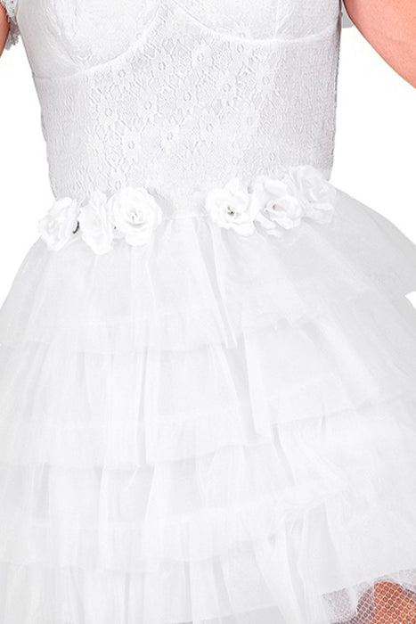 "Braut Kostüm" für Herren | Weiß - Spaßkostüm Männerballett