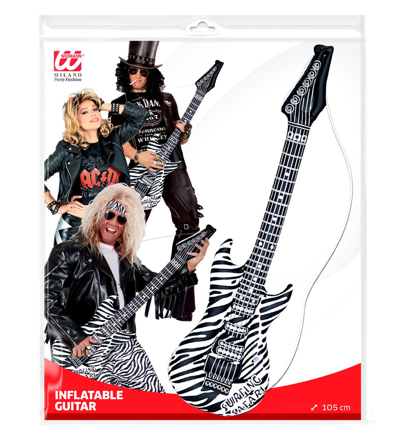Aufblasbare Gitarre "Zebra" 23942 | 105 cm