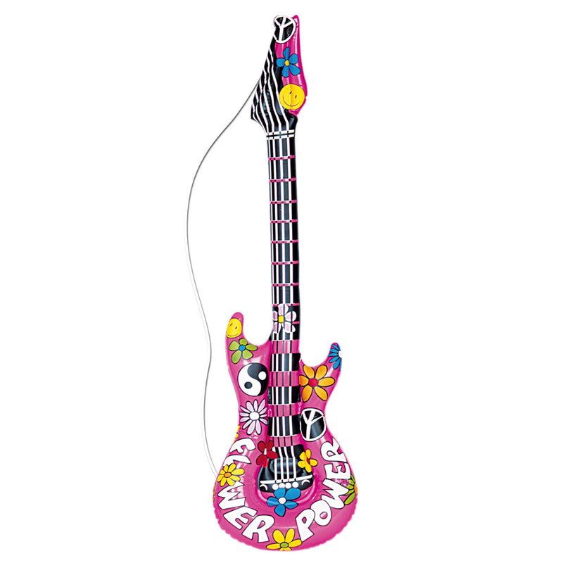 Aufblasbare Gitarre "Hippie" | 105cm