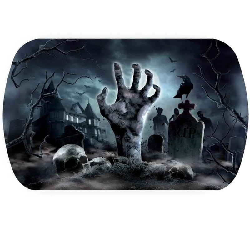 Halloween "Friedhof" | Kunststoff Tablett 39x24cm