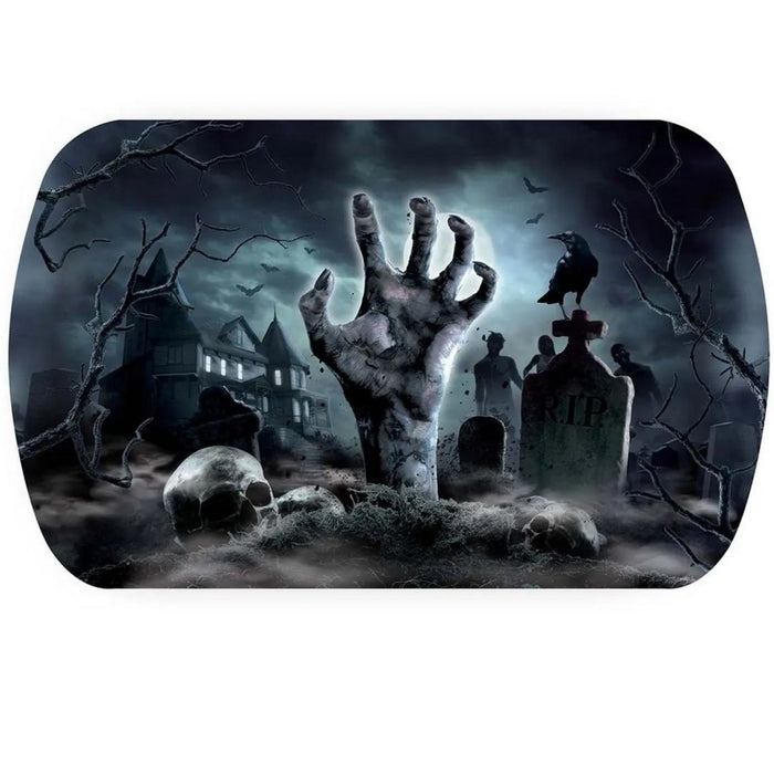 Halloween "Friedhof" | Kunststoff Tablett 39x24cm