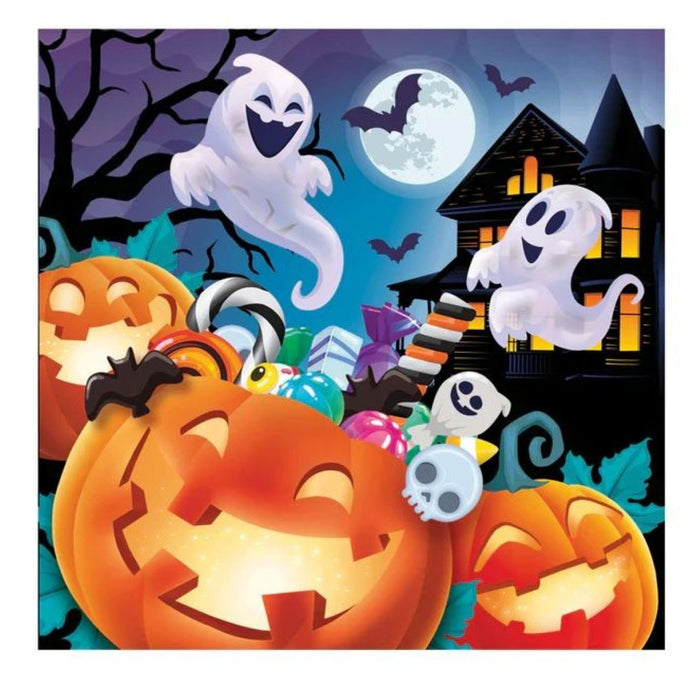 Halloween "Geister & Kürbisse" | Servietten 33x33cm/20Stk.