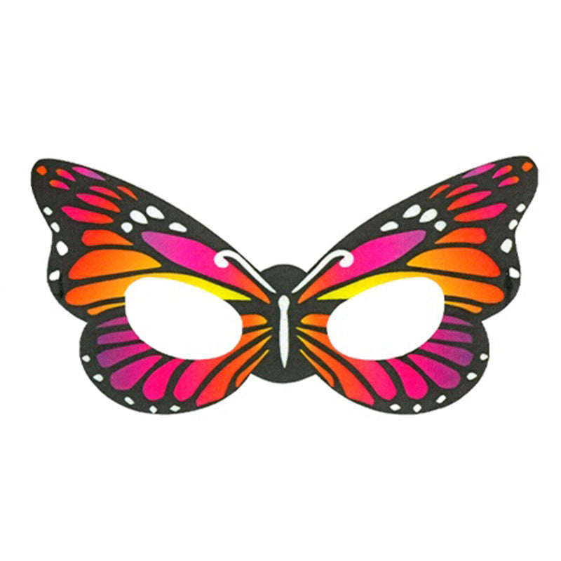Schmetterlingskostüm Set für Kinder - Flügel und Augenmaske | Pink