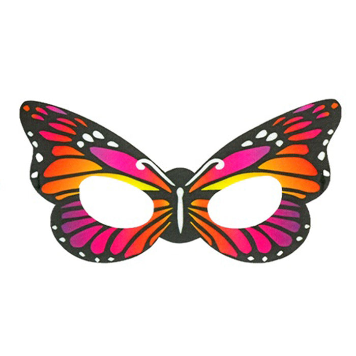Schmetterlingskostüm Set für Kinder - Flügel und Augenmaske | Pink