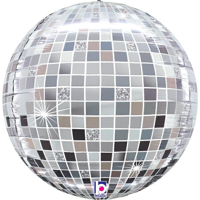15"/38cm 4D Folienballon Globe Discokugel