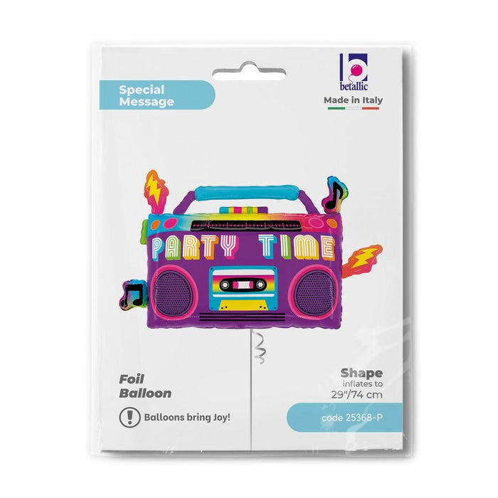 Shape Folienballon "Boom Box" | 74 cm