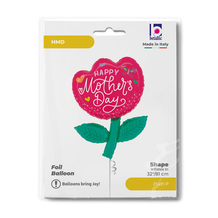 Shape Folienballon "Tulpe Mother's Day" Pink | 81 cm