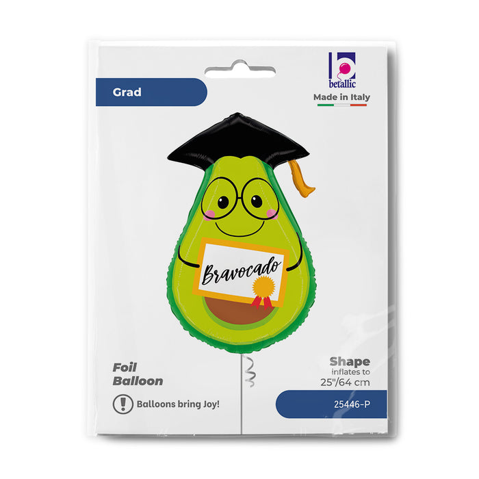 Shape Folienballon "Bravocado" | 64 cm