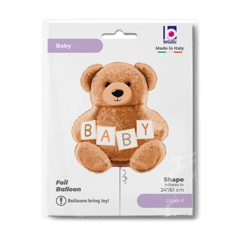 Shape Folienballon "Baby Teddy Bär" | 61 cm