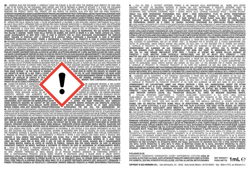 Künstliche Wimpern Flügelform | Schwarz