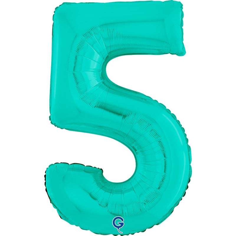 Riesenzahl Folienballon 26"/66cm | Tiffany #5