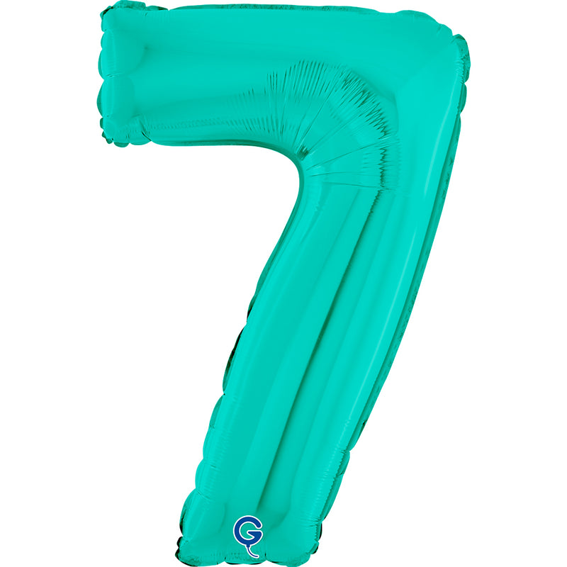 Riesenzahl Folienballon 26"/66cm | Tiffany #7