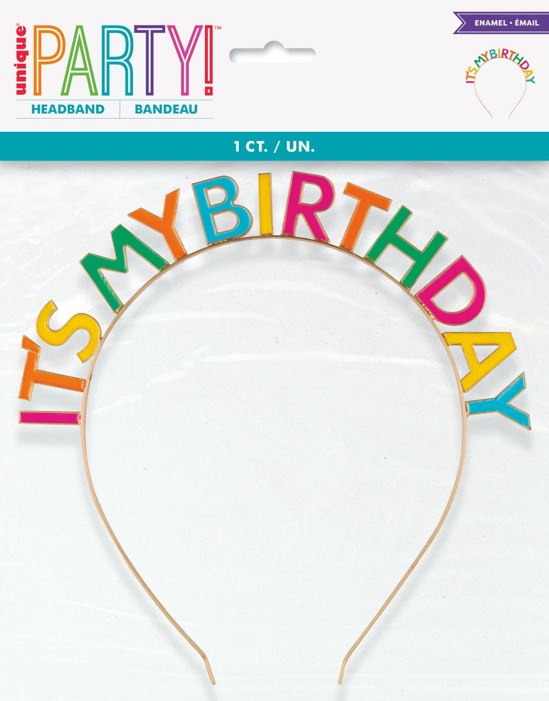 Haarreif It´s My Birthday Bunt 1St.