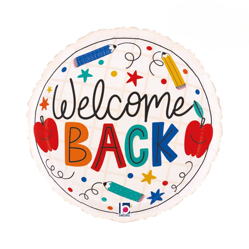 18"/Ø46cm Folienballon Welcome Back