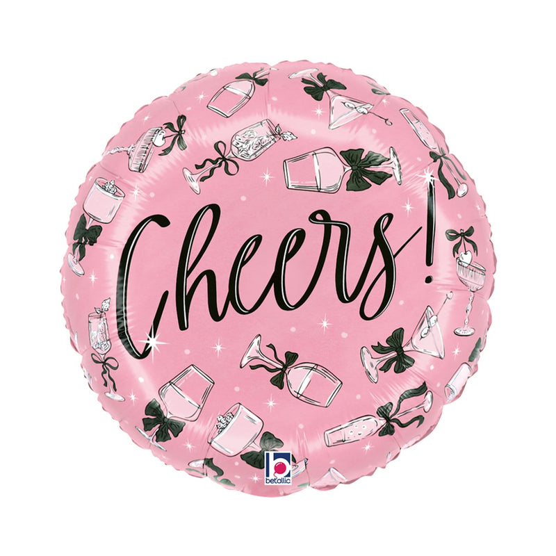 18"/Ø46cm Folienballon Party! - Cheers!