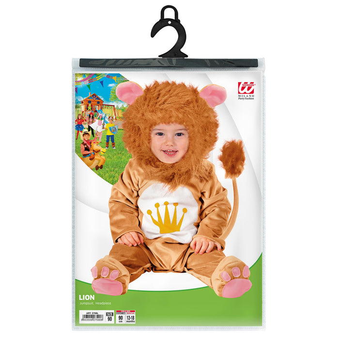Baby Tierkostüm "Löwen König" | Braun - Kleinkindkostüm Safari Dschungel
