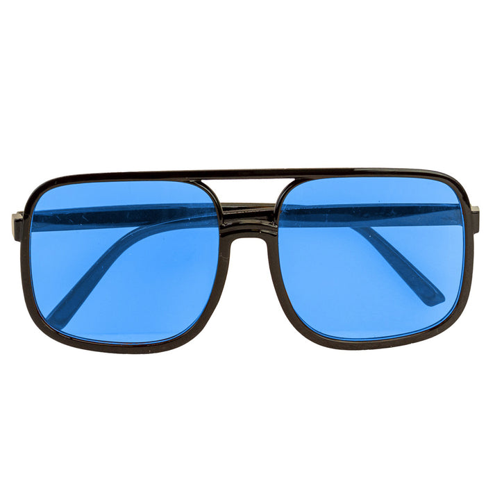 90er Jahre Brille "Hip Hop" | Hellblau