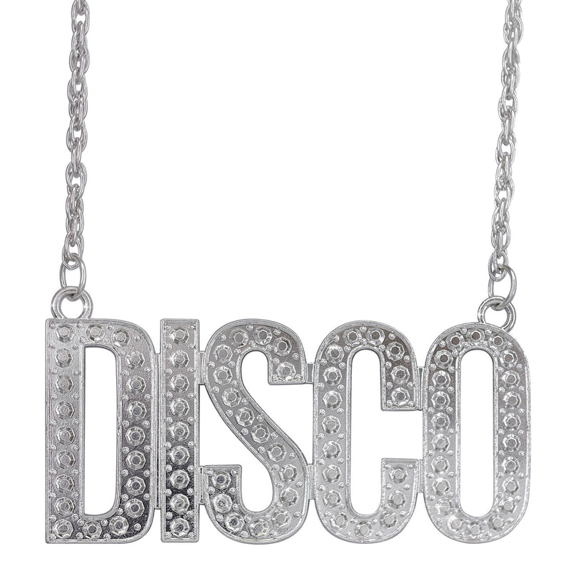 Halskette "DISCO" 50 cm | Silber - Party