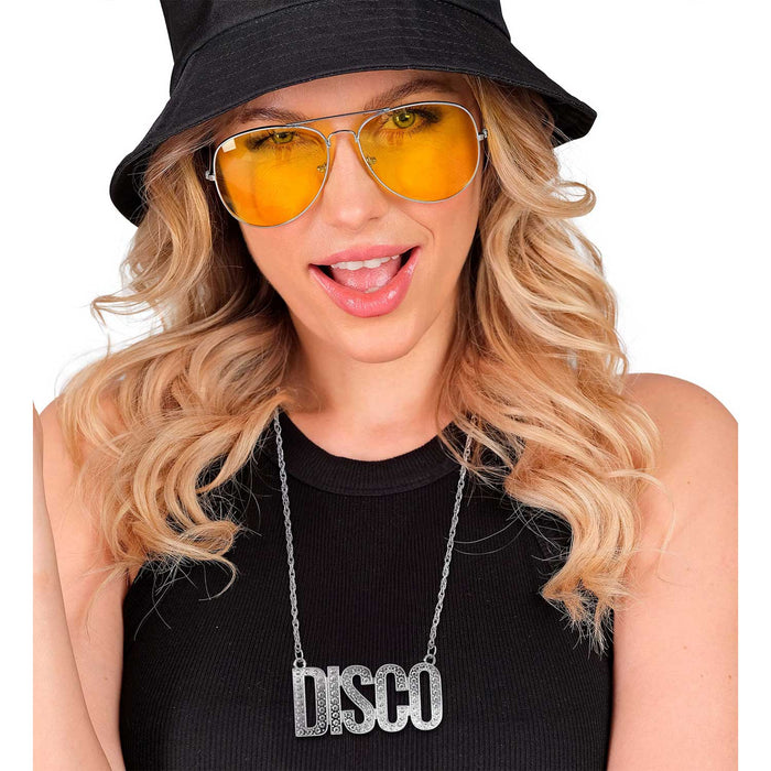 Halskette "DISCO" 50 cm | Silber - Party