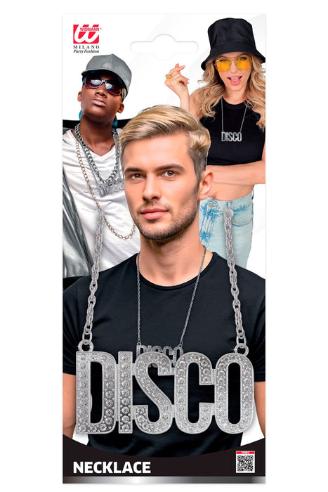 Halskette "DISCO" 50 cm | Silber - Party