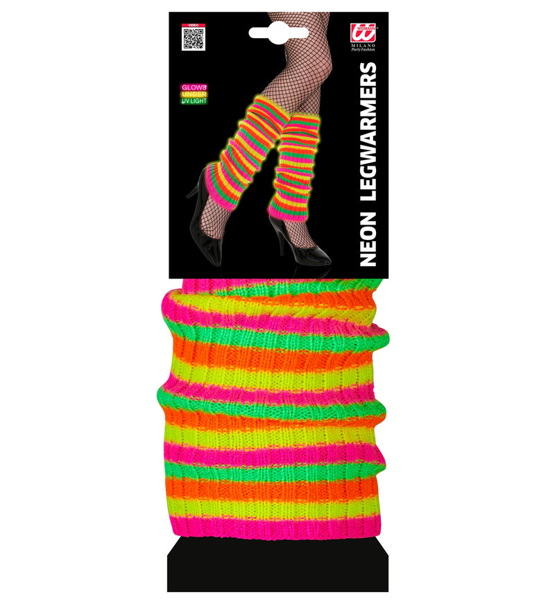 Stulpen | Neon Mehrfarbig - 80er Jahre Disco Kostüm