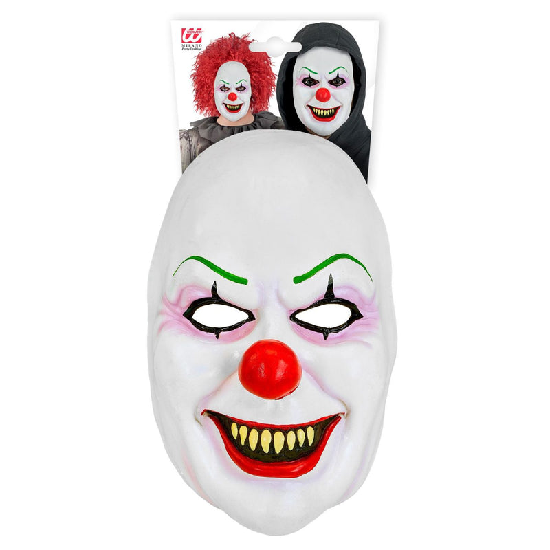 Halloween Maske "Killer Clown" | Weiß