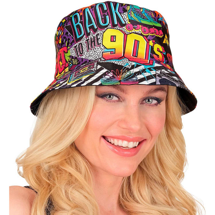 Anglerhut "90er Jahre" | Mehrfarbig - 90s Bad Taste Mottoparty