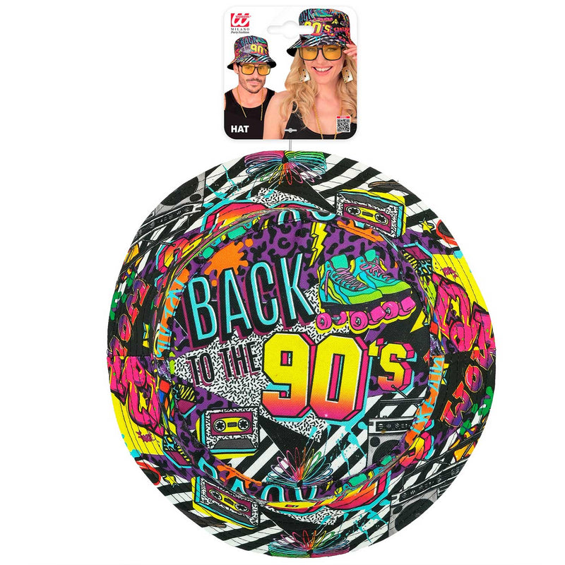 Anglerhut "90er Jahre" | Mehrfarbig - 90s Bad Taste Mottoparty