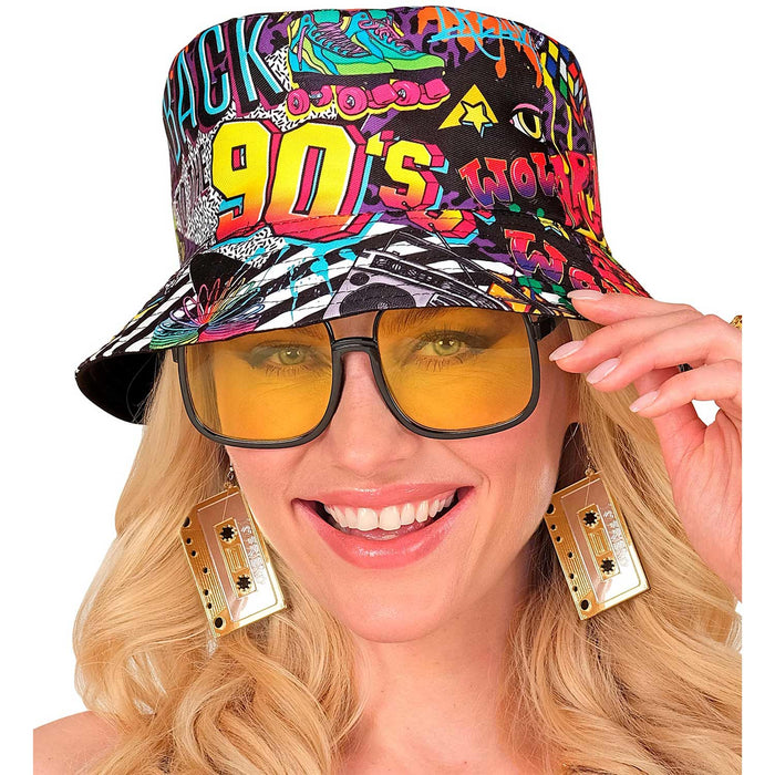 Anglerhut "90er Jahre" | Mehrfarbig - 90s Bad Taste Mottoparty