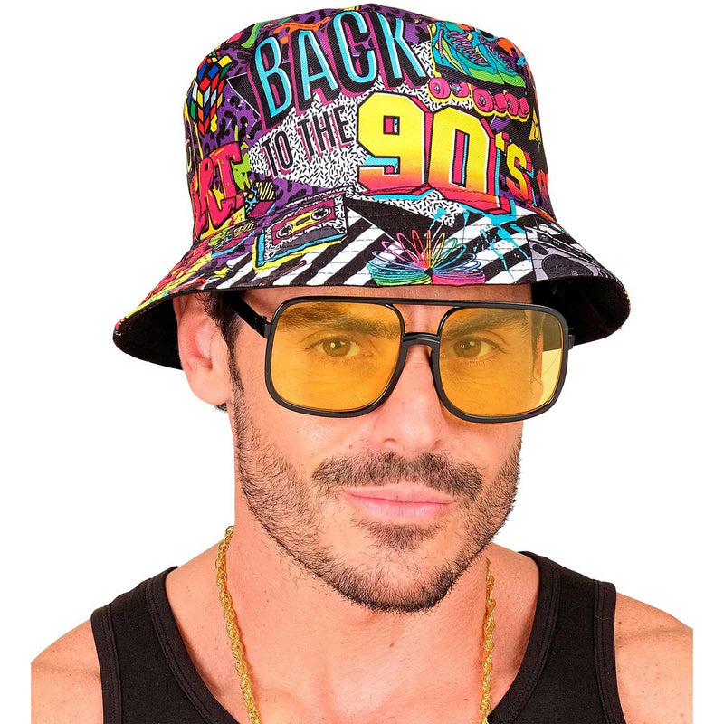Anglerhut "90er Jahre" | Mehrfarbig - 90s Bad Taste Mottoparty