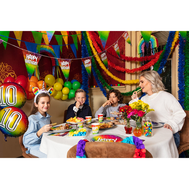 Girlande PVC Fransen Grün | ca.10m