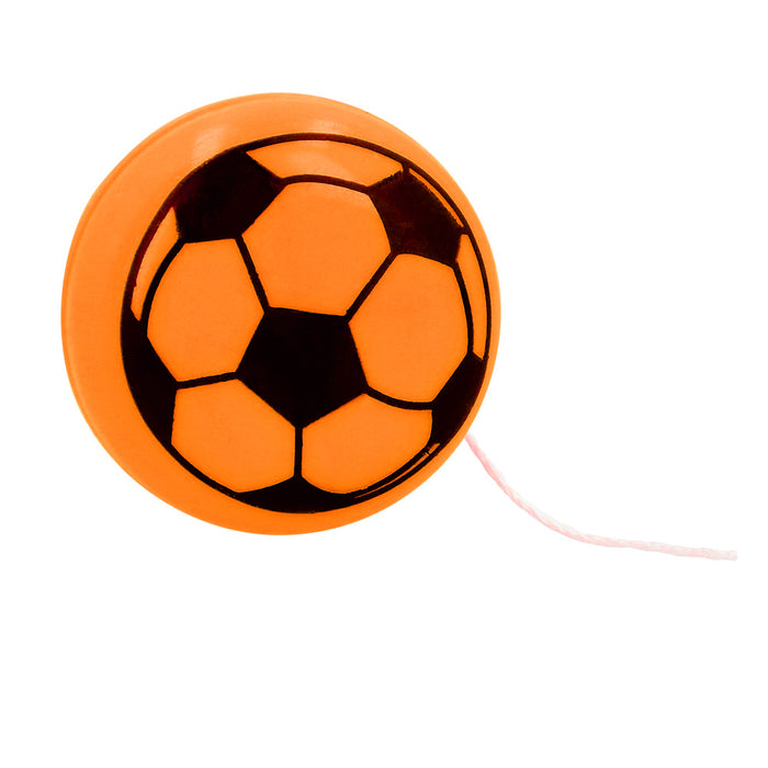 6 Fußball Jo-jos 5 Farben | Ø 3,5 cm