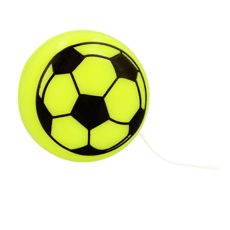 6 Fußball Jo-jos 5 Farben | Ø 3,5 cm - Mitgebsel