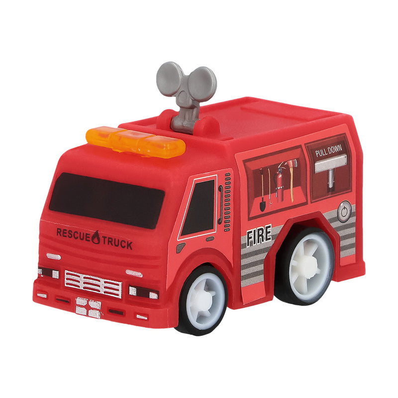 Favours Rückzugs-Feuerwehrauto 5,2 x 3,2 cm | 4 Stk.