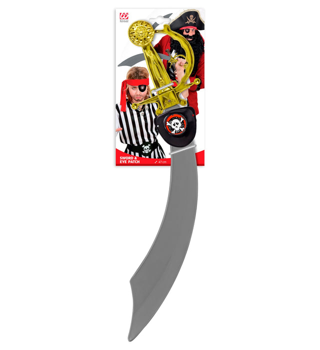 Set Pirat Säbel und Augenklappe