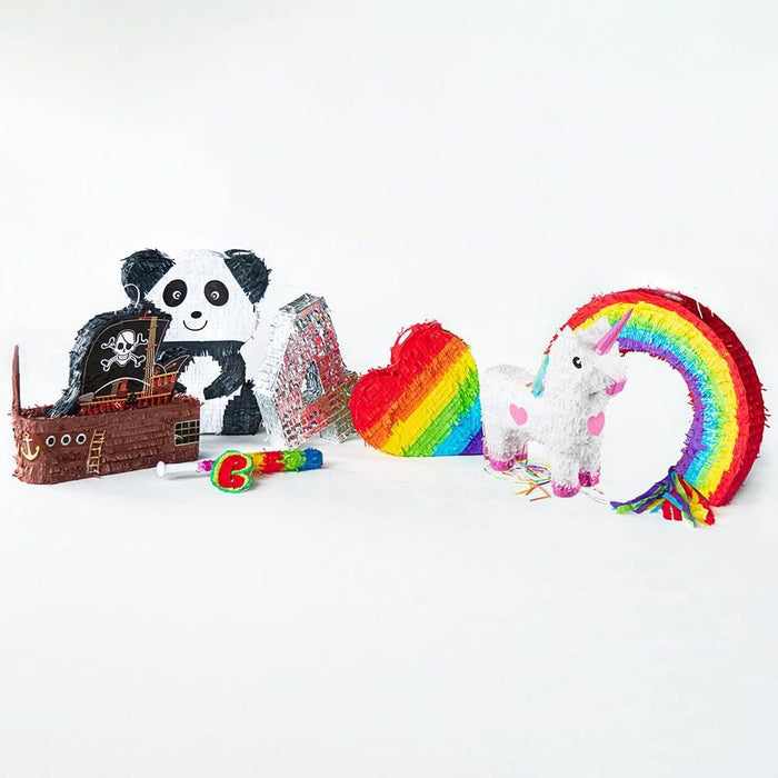 Zieh Pinata "Einhorn" Weiß | 47 x 39 cm