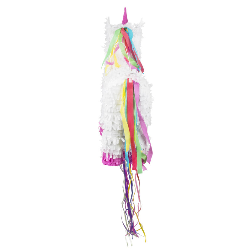 Zieh Pinata "Einhorn" Weiß | 47 x 39 cm