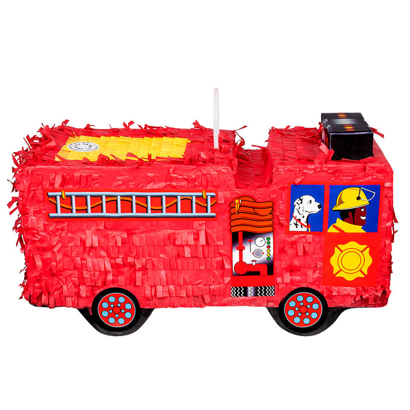Pinata Feuerwehrauto | Rot -  43 x 24 x 18 cm
