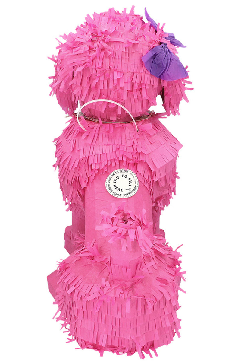 Pinata "Rosa Pudel" | 45 x 24 x 38 cm