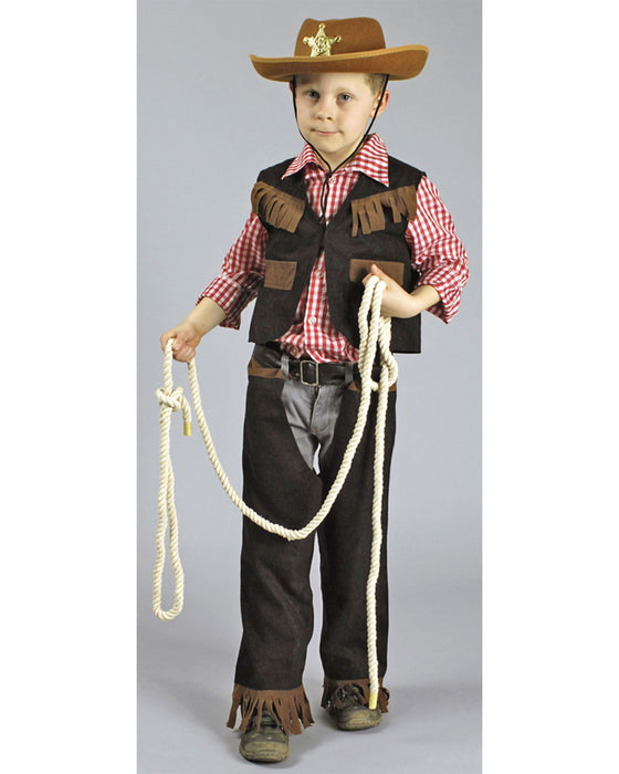 Cowboy Clive Kostüm für Kinder 3-tlg.