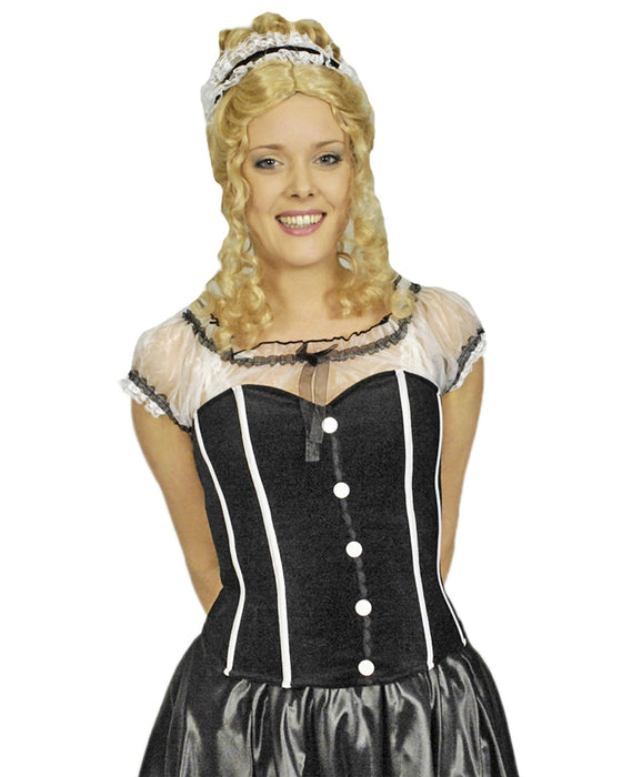 Zimmermädchen Kostüm für Damen | Mit Korsage