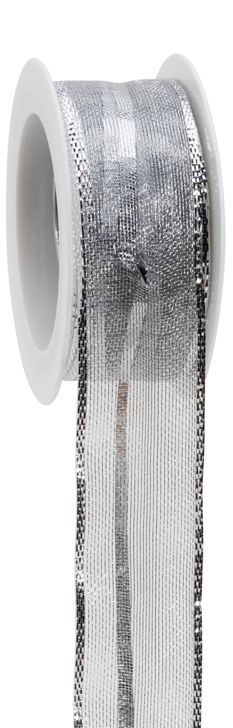 Geschenkband Cabaret-Susifix 25mm/3m | Silber