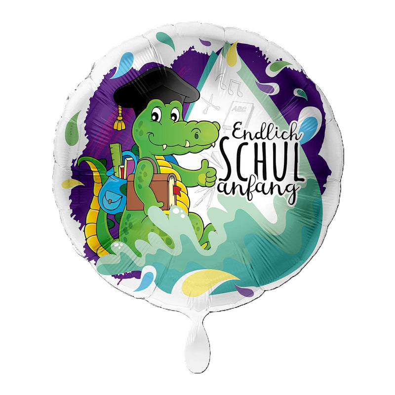 18"/Ø43cm Folienballon  "Endlich Schulanfang"