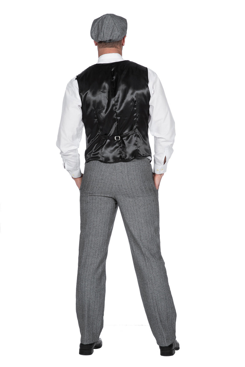 20er Jahre "Thomas" Kostüm für Herren 3-tlg. | Grau